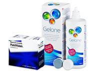 PureVision (6 šošoviek) + roztok Gelone 360 ml Kontaktné šošovky lacno - PureVision (6 šošoviek) + roztok Gelone 360 ml