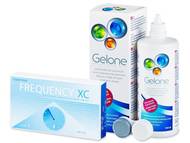 FREQUENCY XC (6 šošoviek) + roztok Gelone 360ml Kontaktné šošovky lacno - FREQUENCY XC (6 šošoviek) + roztok Gelone 360ml