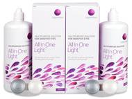 Roztok All in One Light 2x360 ml Roztoky na kontaktné šošovky - Roztok All in One Light 2x360 ml