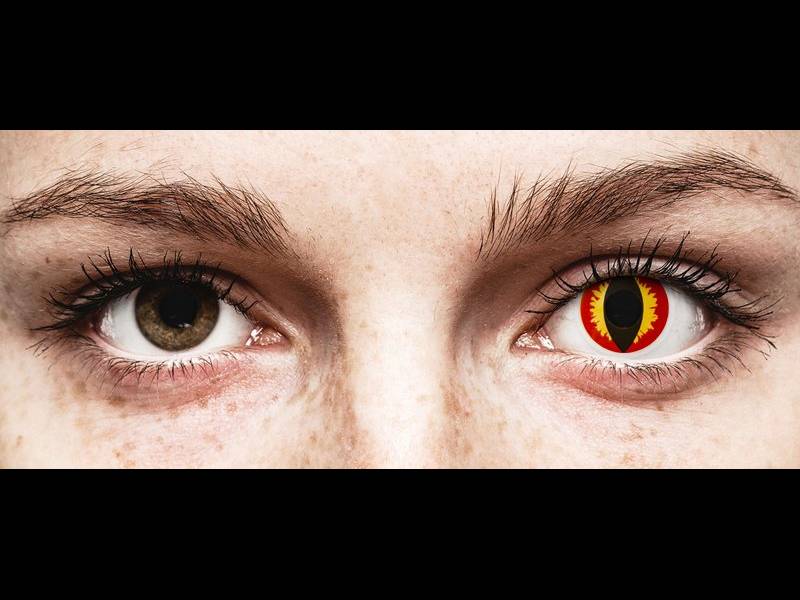 ColourVUE Crazy Lens - Dragon Eyes - nedioptrické (2 šošovky)