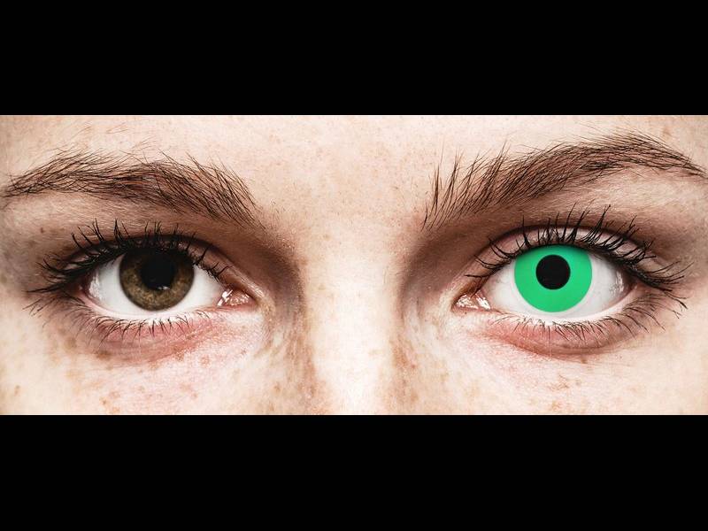 ColourVUE Crazy Lens - Emerald (Green) - nedioptrické (2 šošovky)