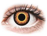 ColourVUE Crazy Lens - Orange Werewolf - nedioptrické (2 šošovky) Farebné kontaktné šošovky - kozmetické očné šošovky - zmena farby očí - ColourVUE Crazy Lens - Orange Werewolf - nedioptrické (2 šošovky)