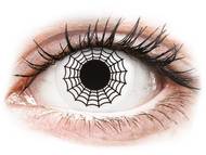 ColourVUE Crazy Lens - Spider - nedioptrické (2 šošovky) Farebné kontaktné šošovky - kozmetické očné šošovky - zmena farby očí - ColourVUE Crazy Lens - Spider - nedioptrické (2 šošovky)