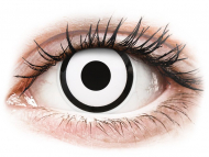 ColourVUE Crazy Lens - White Zombie - nedioptrické (2 šošovky) Farebné kontaktné šošovky - kozmetické očné šošovky - zmena farby očí - ColourVUE Crazy Lens - White Zombie - nedioptrické (2 šošovky)
