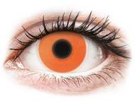 ColourVUE Crazy Glow Orange - nedioptrické (2 šošovky) Farebné kontaktné šošovky - kozmetické očné šošovky - zmena farby očí - ColourVUE Crazy Glow Orange - nedioptrické (2 šošovky)