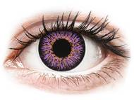 ColourVUE Glamour Violet - nedioptrické (2 šošovky) Farebné kontaktné šošovky - kozmetické očné šošovky - zmena farby očí - ColourVUE Glamour Violet - nedioptrické (2 šošovky)