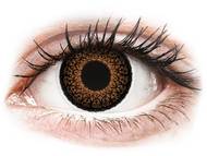 ColourVUE Eyelush Brown - nedioptrické (2 šošovky) Farebné kontaktné šošovky - kozmetické očné šošovky - zmena farby očí - ColourVUE Eyelush Brown - nedioptrické (2 šošovky)