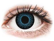 ColourVUE Eyelush Blue - dioptrické (2 šošovky) Farebné kontaktné šošovky - kozmetické očné šošovky - zmena farby očí - ColourVUE Eyelush Blue - dioptrické (2 šošovky)