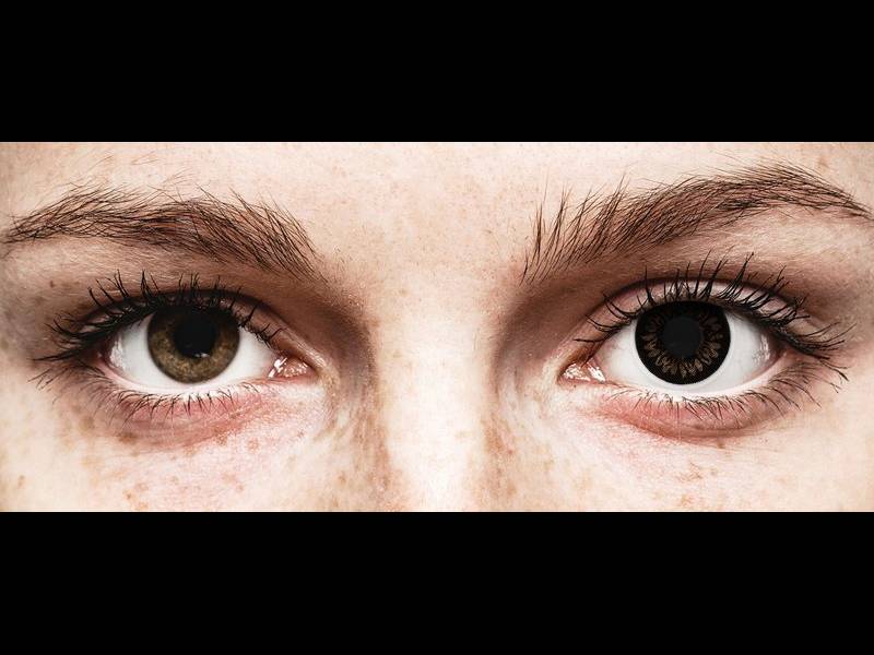 ColourVUE BigEyes Dolly Black - nedioptrické (2 šošovky)