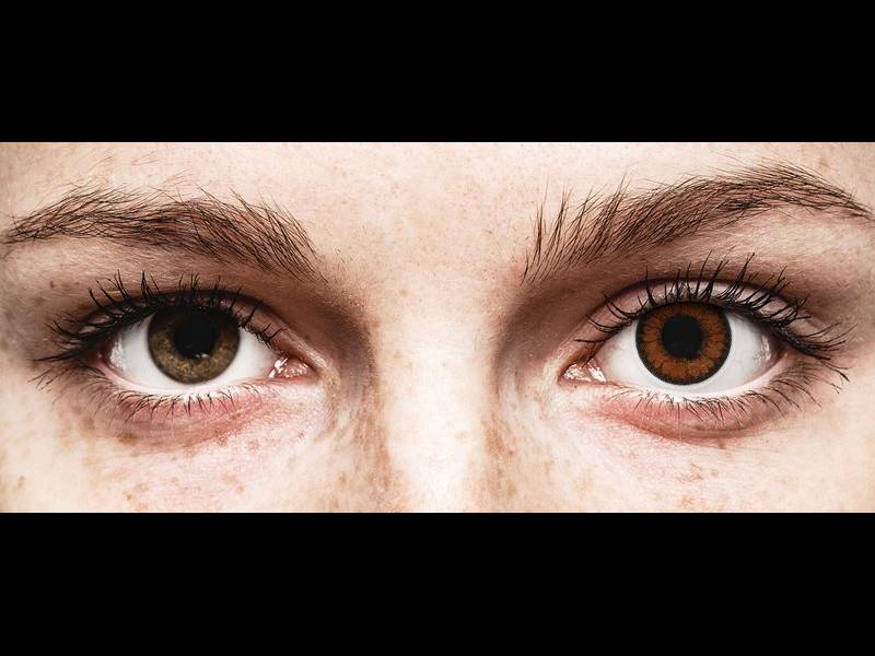 ColourVUE BigEyes Pretty Hazel - nedioptrické (2 šošovky)