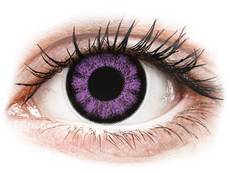 ColourVUE BigEyes Ultra Violet - nedioptrické (2 šošovky)