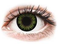 ColourVUE BigEyes Party Green - nedioptrické (2 šošovky) Farebné kontaktné šošovky - kozmetické očné šošovky - zmena farby očí - ColourVUE BigEyes Party Green - nedioptrické (2 šošovky)