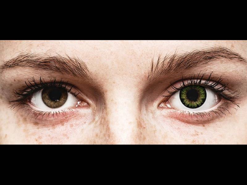 ColourVUE BigEyes Party Green - nedioptrické (2 šošovky)