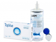 TopVue Monthly (6 šošoviek) + roztok Laim Care 400ml Kontaktné šošovky lacno - TopVue Monthly (6 šošoviek) + roztok Laim Care 400ml