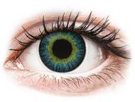 ColourVUE Fusion Yellow Blue - dioptrické (2 šošovky) Farebné kontaktné šošovky - kozmetické očné šošovky - zmena farby očí - ColourVUE Fusion Yellow Blue - dioptrické (2 šošovky)