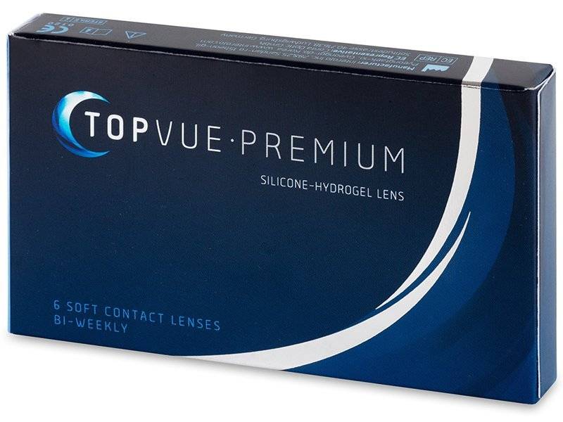 TopVue Premium (6 šošoviek) - Štrnásťdenné kontaktné šošovky