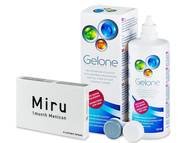 Miru 1 Month (6 šošoviek) + roztok Gelone 360 ml Kontaktné šošovky lacno - Miru 1 Month (6 šošoviek) + roztok Gelone 360 ml