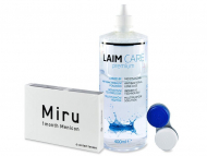 Miru 1 Month (6 šošoviek) + roztok Laim Care 400 ml Kontaktné šošovky lacno - Miru 1 Month (6 šošoviek) + roztok Laim Care 400 ml