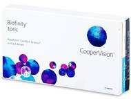 Biofinity Toric (3 šošovky) Tórické (astigmatické) kontaktné šošovky - Biofinity Toric (3 šošovky)