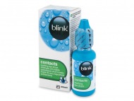 Očné kvapky Blink Contacts 10 ml Očné kvapky - kvapky pre zvlhčenie očí - umelé slzy - Očné kvapky Blink Contacts 10 ml