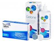 SofLens 59 (6 šošoviek) + roztok Gelone 360 ml Kontaktné šošovky lacno - SofLens 59 (6 šošoviek) + roztok Gelone 360 ml